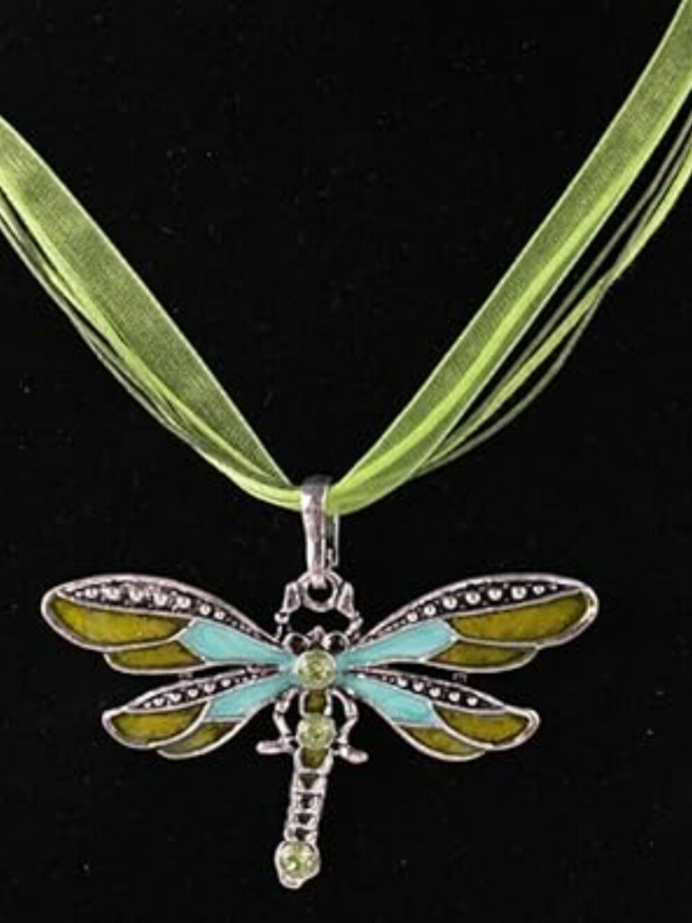 New Bohemian Jewelry Chain Necklace Colorful Enamel Dragonfly Pendant Trendy